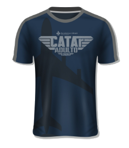 Frente da camiseta oficial CATAR Adulto DF 2026